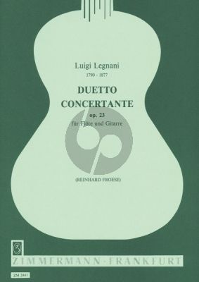 Legnani Duetto Concertante Op.23 Flute-Guitar (Reinhard Froese)