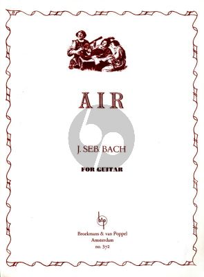 Bach Air for Guitar