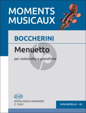 Boccherini Menuetto Violoncello and Piano (from Quintet A-major G.308)