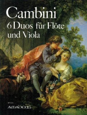 Cambini 6 Duos Op. 4 Flöte und Viola (2 Stimmen) (Yvonne Morgan)