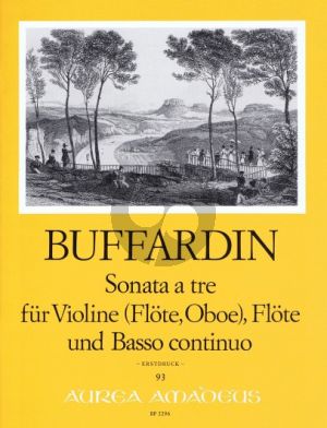 Buffardin Triosonate A-dur Violine oder Flöte / Oboe, Flöte (Violine) und Bc (Part./Stimmen) (Weizierl-Wachter)