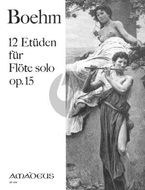 Boehm 12 Etuden Op.15 Flote (Rien de Reede) (Amadeus)