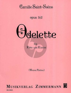 Saint-Saens Odelette Opus 162 Flöte und Klavier (Werner Richter)