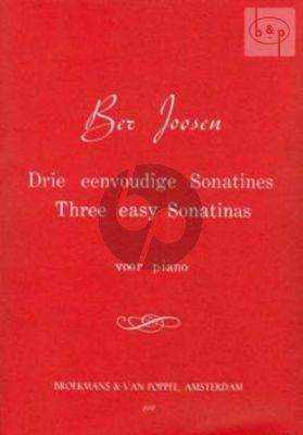 3 Easy Sonatinas for Piano Solo