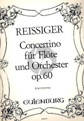 Reissiger Concertino Op.60 Flute-Orch. (piano red.)