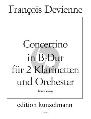 Devienne Concertino B-flat major Op. 25 2 Clarinets and Orchestra (piano reduction)