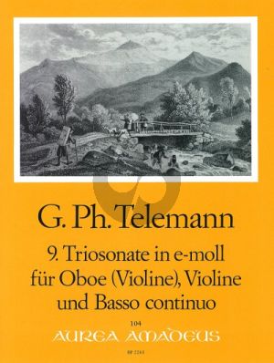 Telemann Trio Sonata e-minor TWV 42:e5 Oboe[Fl./Vi.]-Violin-Bc)