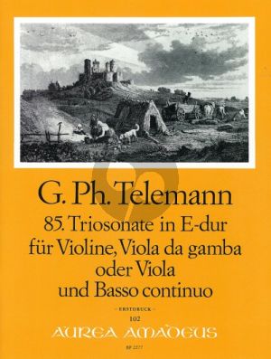 Telemann Trio Sonata E-major TWV 42:E7 Violin-Viola da Gamba[Va.]-Bc)