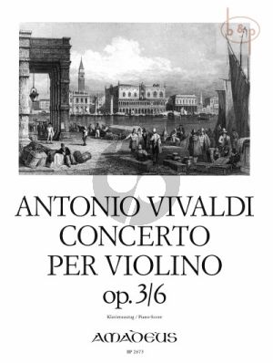 Concerto Op.3 No.6 A-Minor (RV 356) (Violin-Strings-Bc)