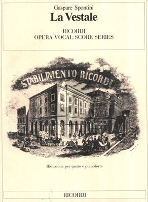 La Vestale Vocalscore