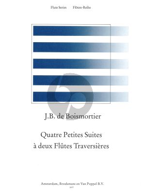 Boismortier 4 Petites Suites 2 Flutes (edited by Mirjam Nastasi) (Grade 1-2) (Playing Score)