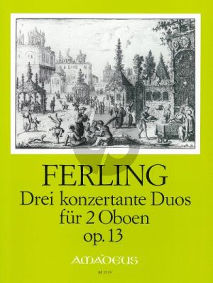 Ferling 3 Konzertante Duos Op.13 2 Oboes (Parts)