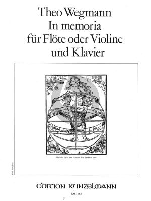 Wegmann In Memoria Paul Forster Flöte oder Violine und Klavier