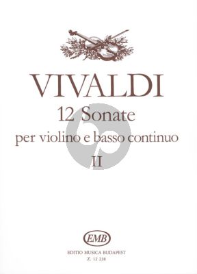 Vivaldi 12 Sonatas Vol. 2 No. 6 - 12 Violin and Bc (Olivér Nagy and Janos Pallagi)