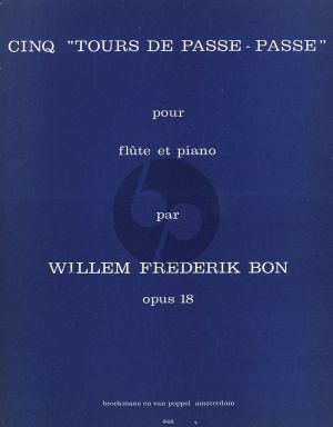 Bon 5 Tours de Passe-Passe Op.18 Flute et Piano