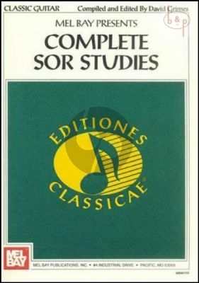 Complete Sor Studies for Guitar