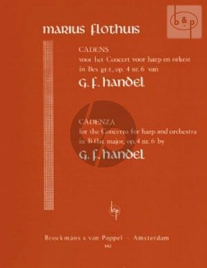 Cadenzas to Handel's Harp Concerto Op.4 No.6 B-flat major