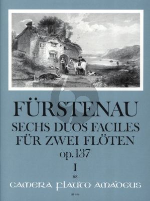 Furstenau 6 Duos Faciles Op.137 Vol.1 (No.1 - 3) for 2 Flutes Score and Parts (edited by Bernhard Pauler)