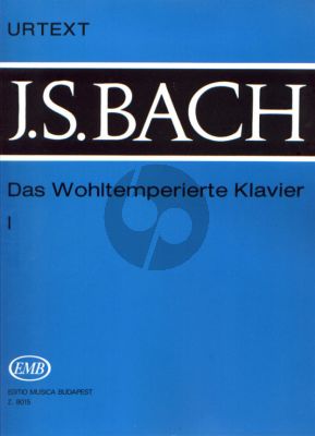 Bach Wohltemperierte Klavier Vol.1 Urtext (Without Fingering) (edited by István Lantos)