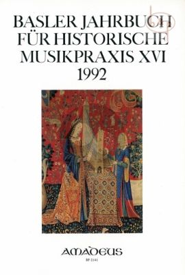 Jahrbuch fur Historische Musikpraxis Vol.16: 1992