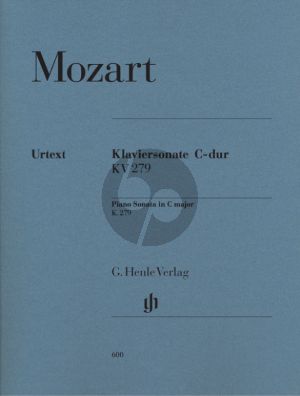 Sonate C-dur KV 279 (186d) fur Klavier