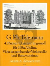 Telemann Pariser Quartett Nr.4 g-moll TWV 43:g1