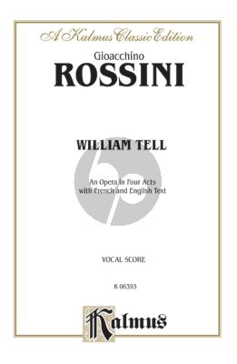 Rossini William Tell (Guillaume Tell) Vocal Score (engl./fr.)