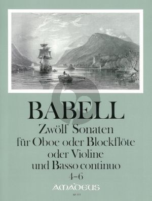 Babell 12 Sonaten Vol. 2 No. 4 - 6 Oboe (Blockflöte/Violine) und Bc (Matthias Maute)