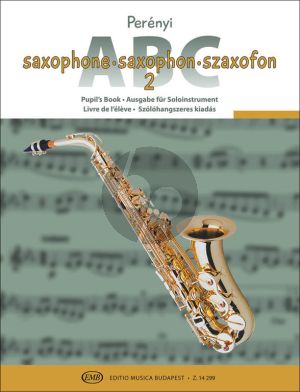 Perenyi Saxophone ABC Vol.2 Student Book
