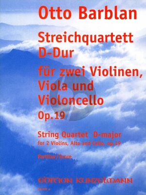 Streichquartett D-dur Op.19