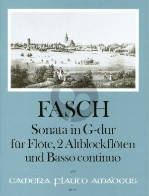 Sonate G-dur Flote-2 Altblockfloten und Bc