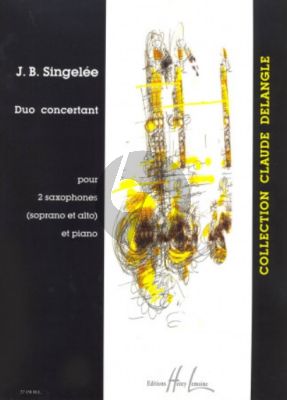 Singelee Duo Concertant Op.55 pour 2 Saxophones [SA] et Piano (Intermediate)