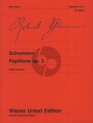 Schumann Papillons Op.2 fur Klavier (Herausgebers Muller/Puchelt) (Wiener Urtext)