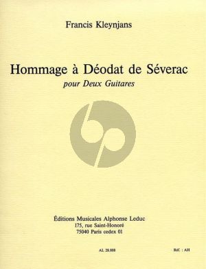 Kleynjans Hommage a Deodat de Severac 2 Guitares