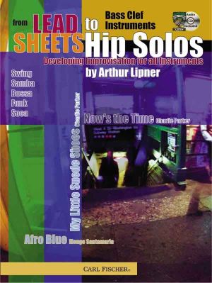Lipner From Lead Sheets to Hip Solos (Bk-Cd) (Bass Clef Instr.) (Developing Improvisation)