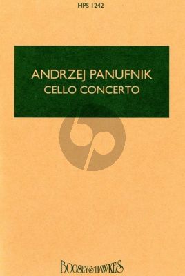 Panufnik Concerto for Cello and Orchestra Study Score