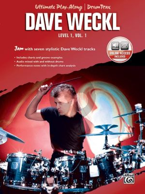 WecklUltimate Play-Along Drum Trax Level 1 Vol. 1 (Jam With 7 Stylistic Dave Weckl Tracks) (Bk-Cd)