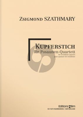 Kupferstich 4 Trombones