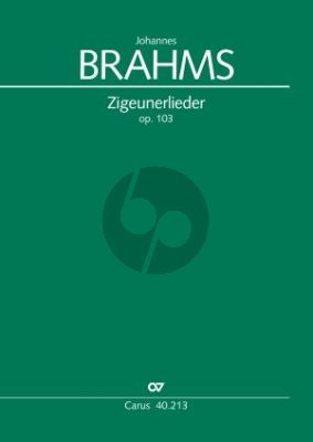 Brahms Zigeunerlieder Op.103 4 Singstimmen und Klavier Partitur (Sergej Rogowoj)