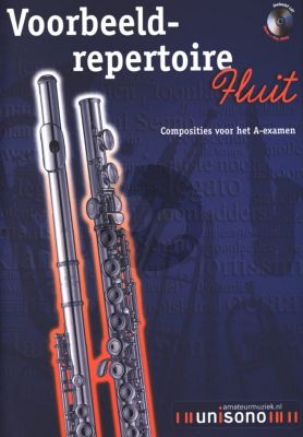 Album Voorbeeld Repertoire A-Examen Fluit met Pianobegeleiding Boek met Cd (Composities voor het A-Examen)