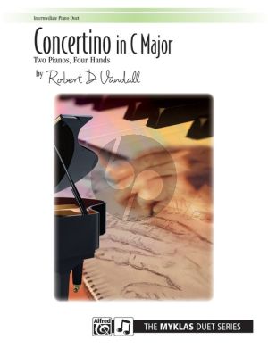 Vandall Concertino in C for 2 Pianos 4 Hands (2 Copies Included)