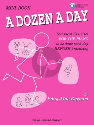 Burnam A Dozen a Day Minibook for Piano Book with Audio Online