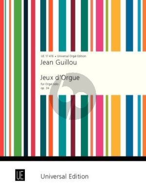 Guillou Jeux d'Orgue Opus 34