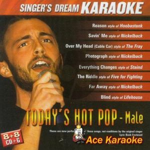 Today's Hot Pop Male Voice Karaoke CD (Singer's Dream Karaoke)