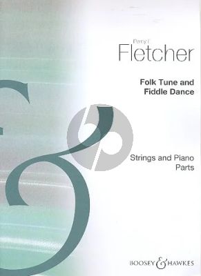 Fletcher Folk Tune & Fiddle Dance for Strings and Piano Set of Parts (Includes Strings 5-4-3-3-3 and also a piano score for study purposes)