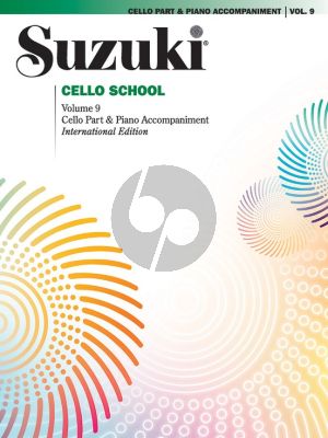 Suzuki Cello School Vol.9 Cello Part and Piano Accompaniment Part