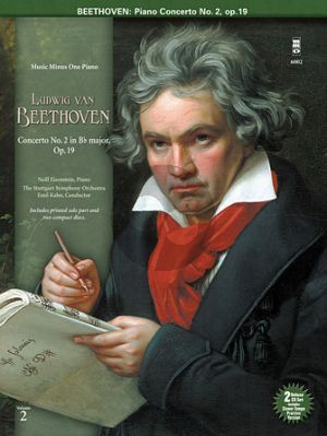 Beethoven Piano Concerto No.2 Op.19 B flat Major Book with Audio Online Slower Tempo Practice Version (MMO) (Pianist Neill Eisenstein)