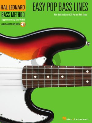 Easy Pop Bass Lines (Book with Audio onlie)