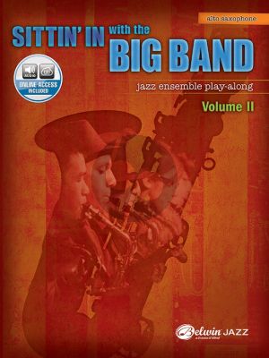 Album Sittin In with the Big Band Vol. 2 for Alto Saxophone Book with Audio Online