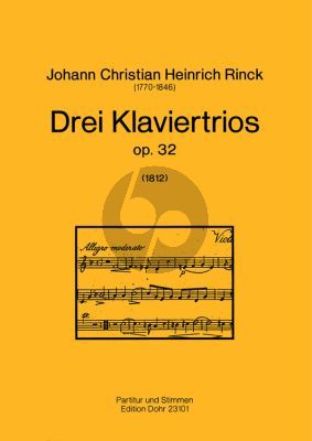 3 Klaviertrios Op.32 Vi-Vc-Klavier